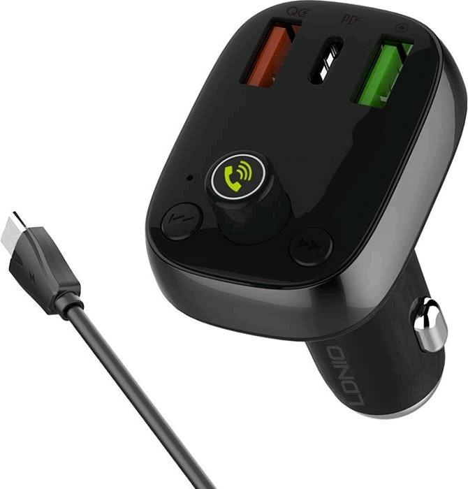 Ldnio Bluetooth C704Q 2USB, USB-C Transmitter FM + USB-C cable