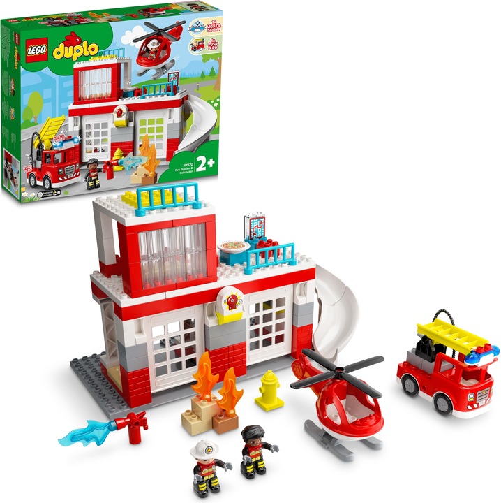 Immagine prodotto LEGO Stazione dei pompieri con elicottero (10970)