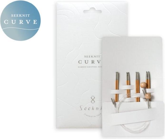 Actual product image Seeknit Needle set interchangeable needle points Koshitsu Curve 2.50 - 3.25 mm 10 cm