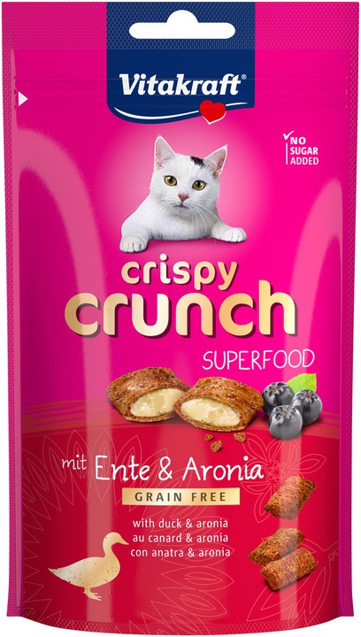 Produktbild Vitakraft Crispy Crunch Ente & Aronia (Adult, 1 Stk., 60 g)