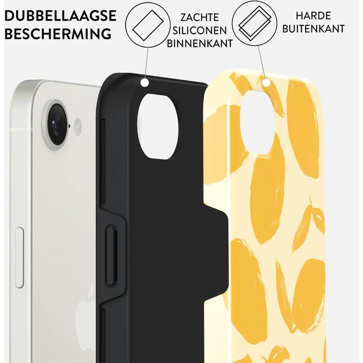 Actual product image Burga Tough MagSafe Case Apple iPhone 16e - Lemon Tart (Apple iPhone 16e)