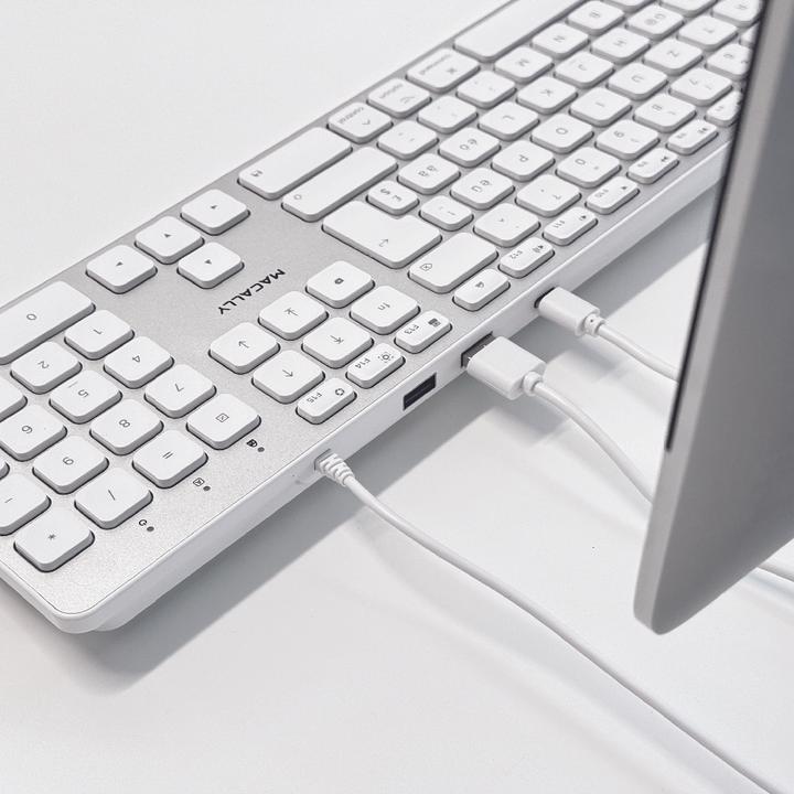 Macally UCZKEYHUB Tastatur mit CH Layout - Elegante - buy at Galaxus