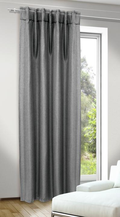 Productafbeelding Sehlbach Fertiggardine mit verdeckten Schlaufen Dimout Uni (245 x 135 cm)