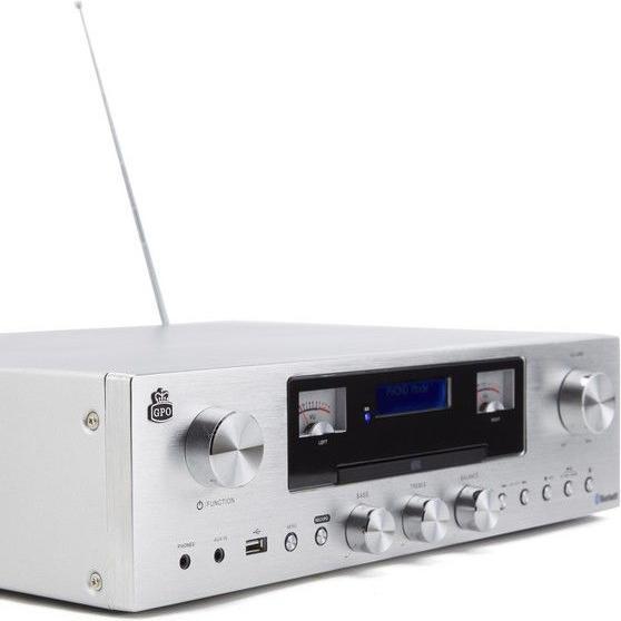 Produktbild GPO PR200 - Premium Line HiFi systeem, DAB+ radio, CD, USB, bluetooth (Bluetooth, WLAN, 1x 12 W)