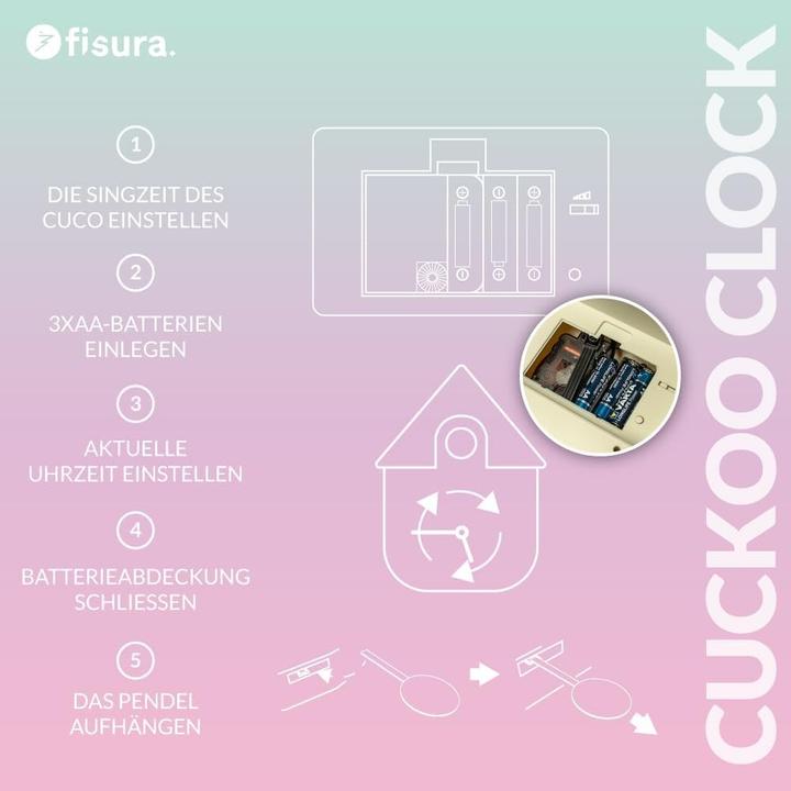 Produktbild Fisura CUCKOO CLOCK - gradient