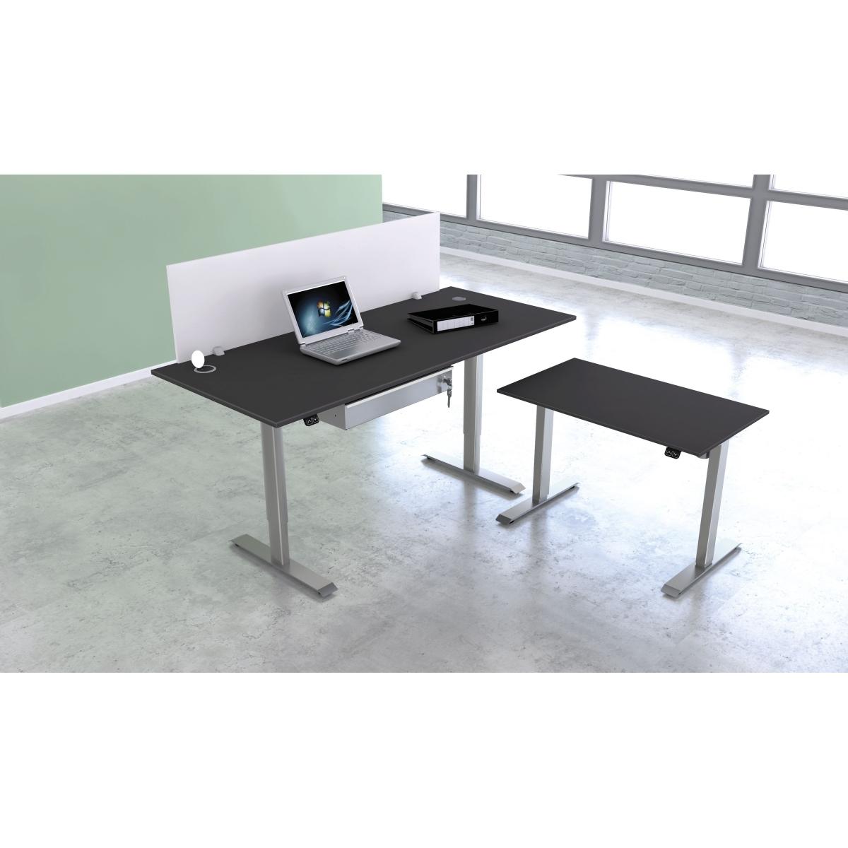 Thumbnail - Kerkmann, Schreibtisch, Move 1 höhenverstellbarer Schreibtisch anthrazit rechteckig