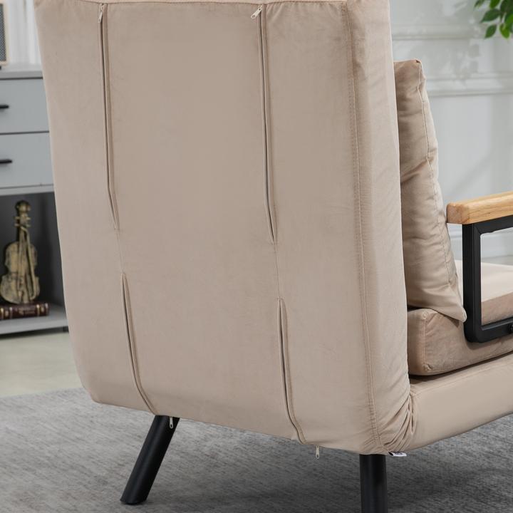 Immagine prodotto Homcom Schlafsofa Stahl, Polyester Beige