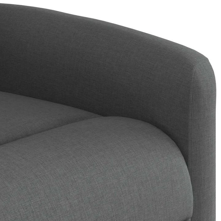 Immagine prodotto VidaXL Poltrona massaggiante con ausilio per la risalita in tessuto grigio scuro