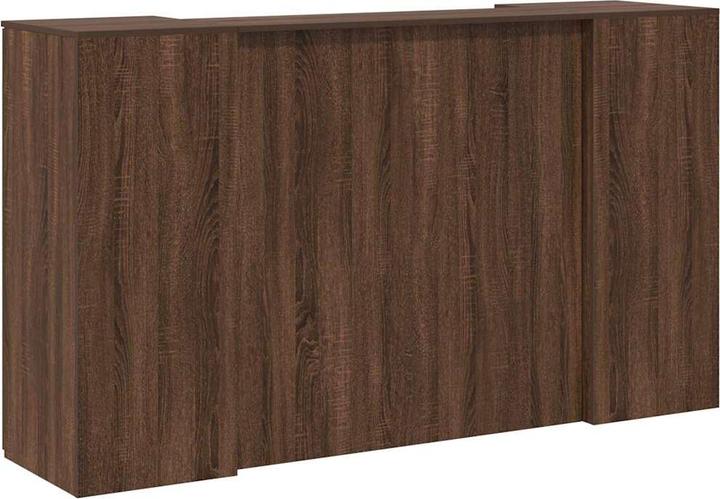 Immagine prodotto VidaXL Bancone reception grigio cemento 200x50x103,5 cm bancone reception in legno