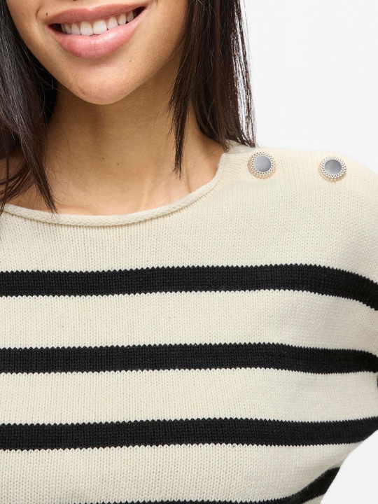 Image du produit Vila Pull en maille rayée (S)