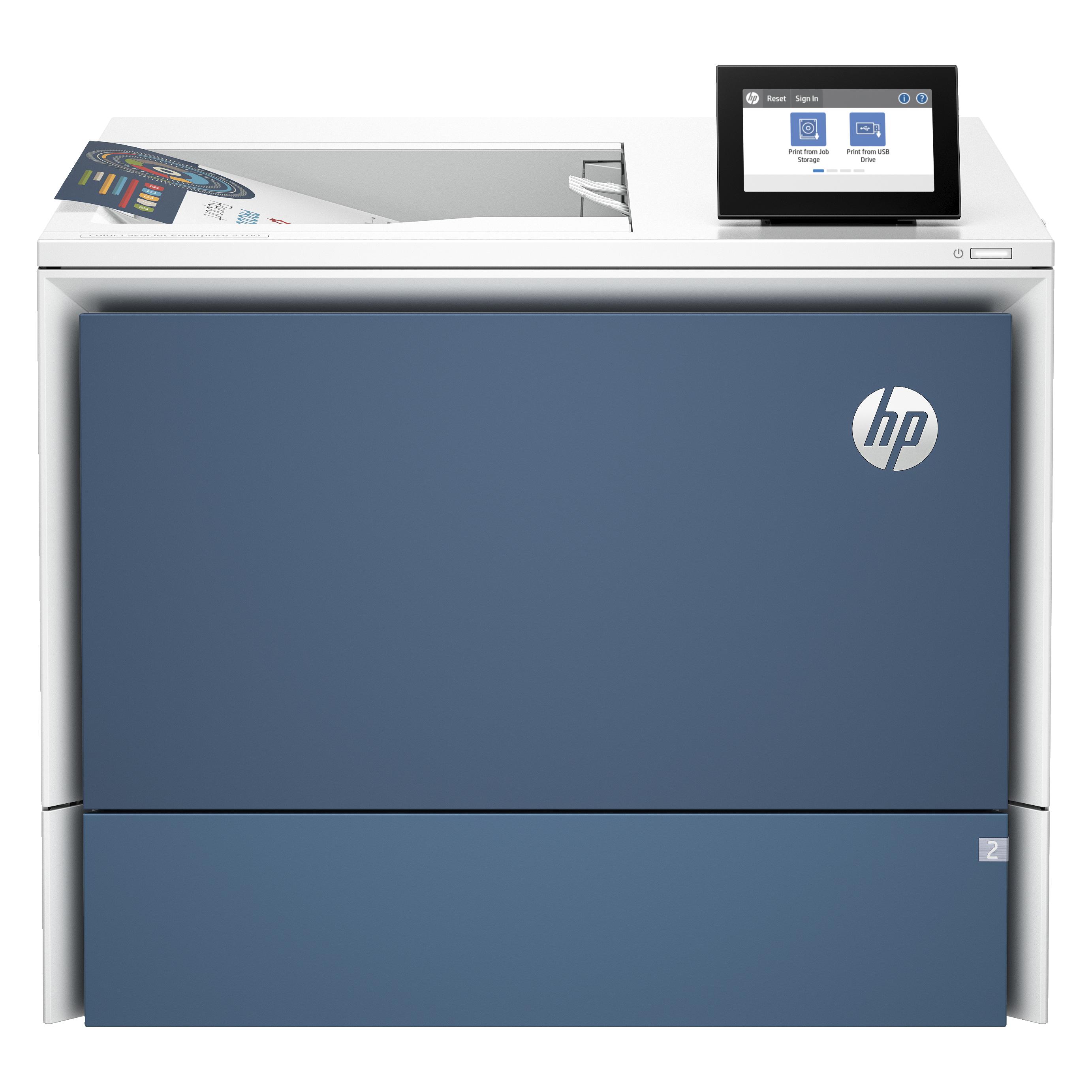 HP Color LaserJet Enterprise 5700dn (Laser, Farbe), Drucker, Weiss