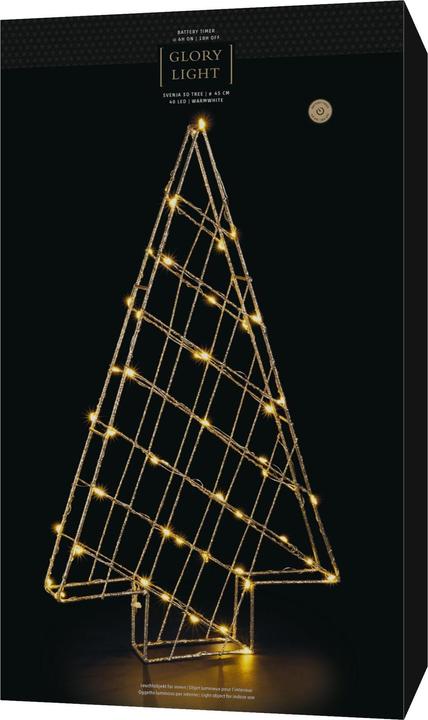 Actual product image STT Table Decoration Svenja Star 3D Tree, 45 cm, Gold