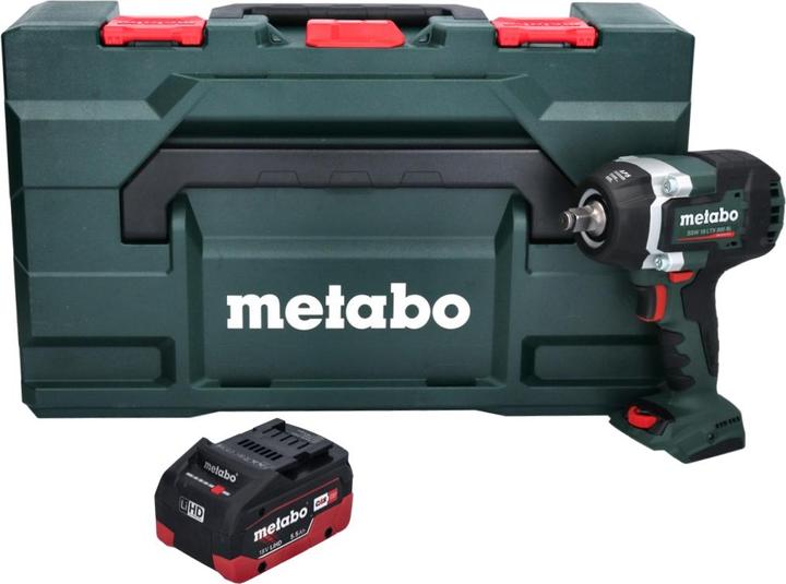 Actual product image Metabo SSW 18 LTX 800 BL Battery impact wrench 18 V 800 Nm 1/2" Brushless + 1x battery 5.5 Ah + metaBOX (Rechargeable battery operated)
