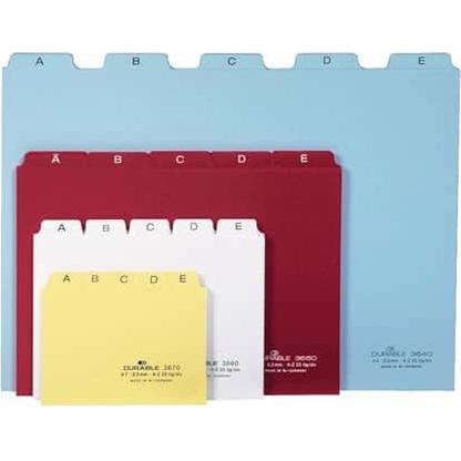 Thumbnail - Durable, Kartenaufbewahrung, Leitregister (A5)