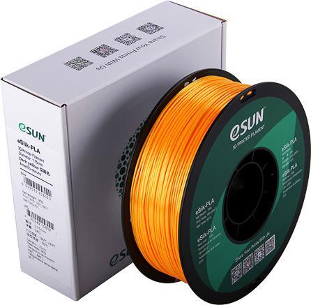 eSUN eSilk-PLA 1.75mm D. Yellow 1kg 3D Filament (PLA, 1.75 mm, 1000 g, Yellow)