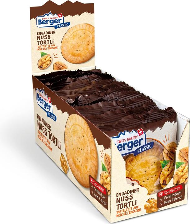 Produktbild Berger Engadiner Nusstörtli 74g (10 Stk., 74 g)