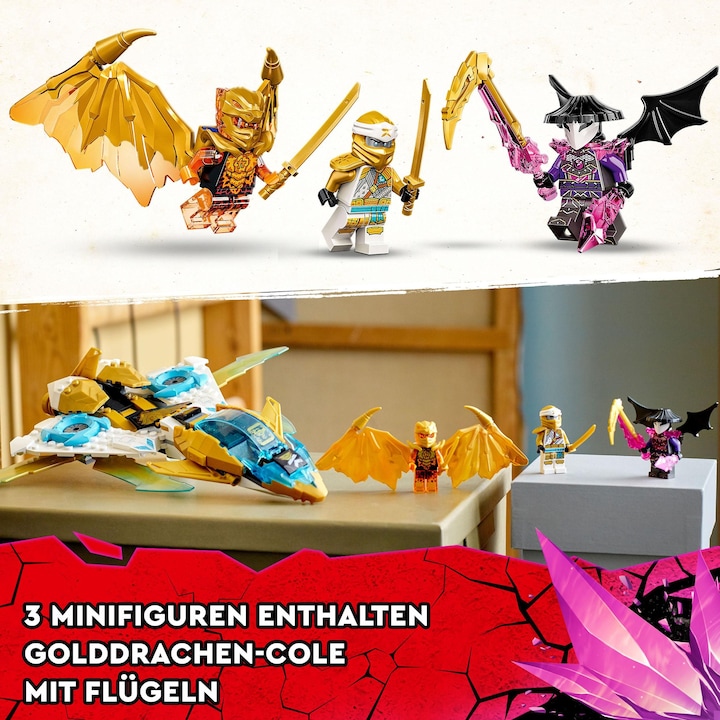 Produktbild LEGO Zanes Golddrachen-Jet (71770, LEGO Ninjago)