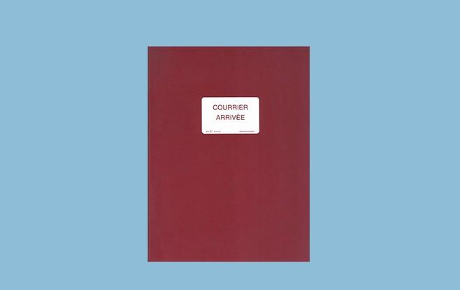 Produktbild ELVE Registre "Courrier arriv‚e", 150 pages, 320 x 250 mm (320 x 250 mm, Liniert, Harter Einband)