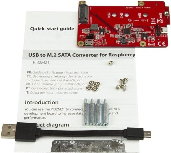 Immagine prodotto StarTech M.2 Sata Raspberry Pi Adapter
