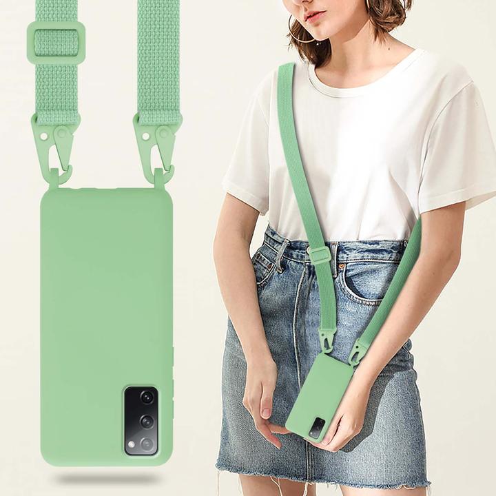 Actual product image Cadorabo Necklace Case Liquid TPU Handy Kette Liquid