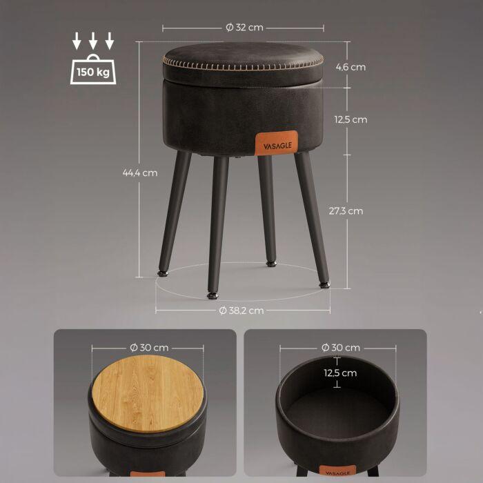 Actual product image Vasagle Stool