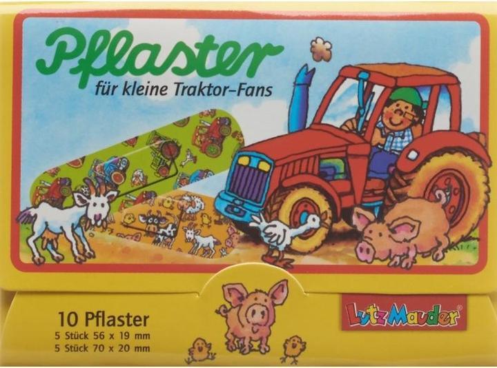 Lutz Mauder Pansements pour enfants fans de tracteurs (10 x)