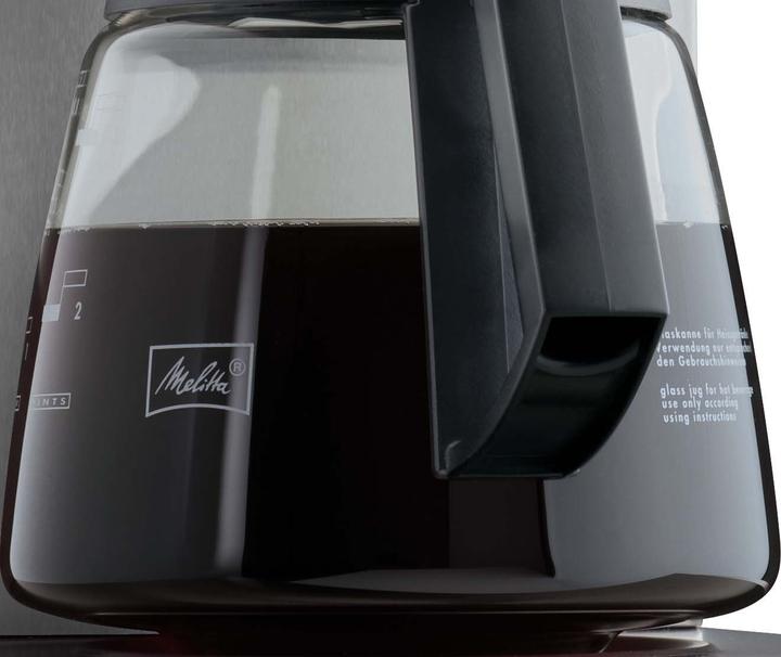 Produktbild Melitta ® Kanne 17x16,4 cm (ØxH) 1,8l Glas/Kunststoff transparent/schwarz