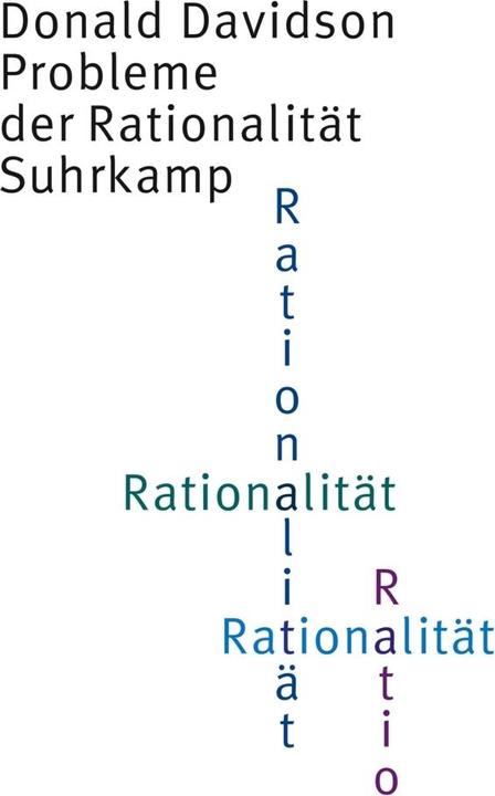 Produktbild Probleme der Rationalität (Deutsch, Donald Davidson, 2006)