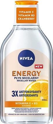 NIVEA Energy Micellar Water micellar liquid with 3 antioxidants for all skin types 400ml (400 ml)
