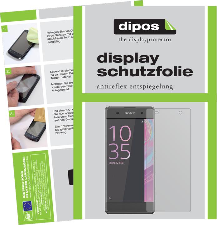 Produktbild Dipos Displayschutzfolie Antireflex (2 Stk., Sony Xperia XA)