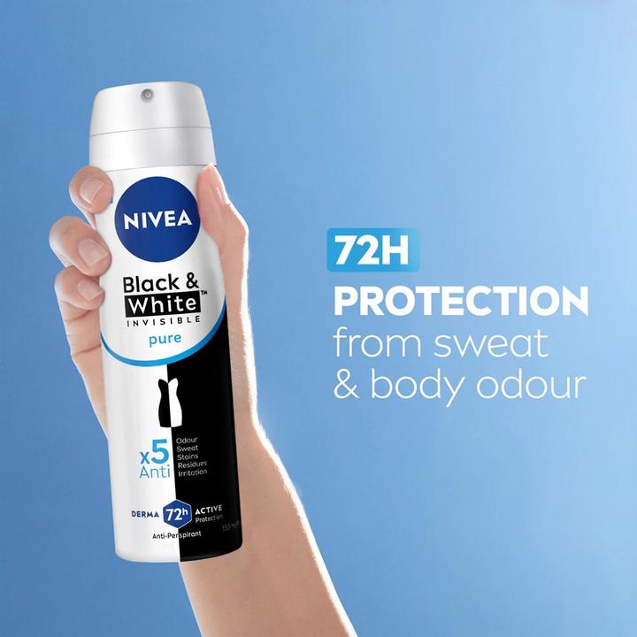 Produktbild NIVEA Invisible Black & White Pure (Spray, 150 ml)