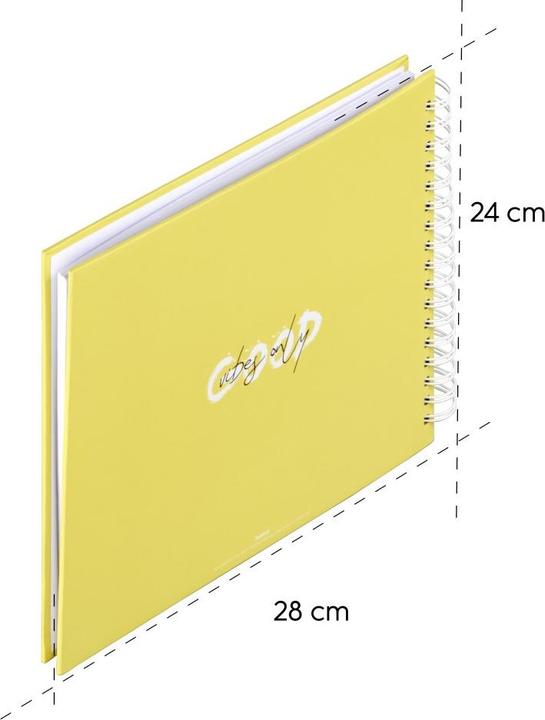 Actual product image Hama Spiral album "Good Things", 28x24 cm, 50 white pages, Vibes (24 x 28 cm)