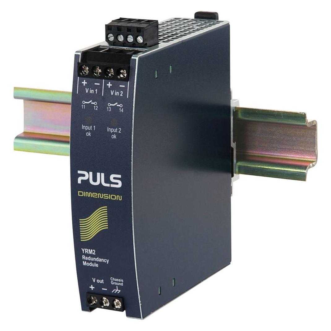 PULS, Systemstromversorgung, DIMENSION Hutschienen-Redundanz-Modul (DIN-Rail) 1.3 A