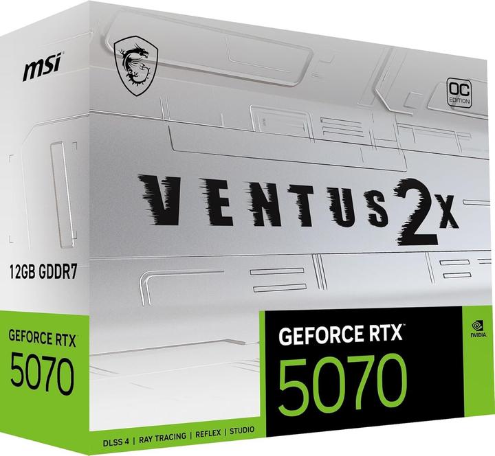 Produktbild MSI GeForce RTX 5070 VENTUS 2X OC WHITE (12 GB)