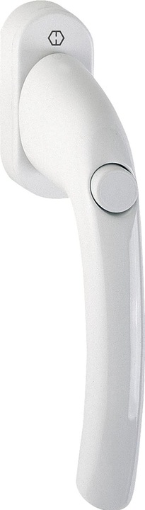 Immagine prodotto Hoppe Maniglia per finestra TOKYO - pulsante a 90°, VK 7 x 40 mm, bianco (Maniglia della porta)