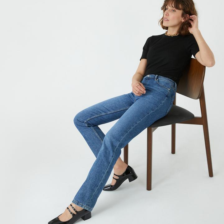 Actual product image La Redoute Collections High-waist jeans (28)