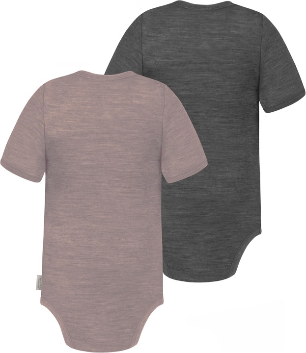 Produktbild Normani 2er Set Baby Merino Body Kurzarm „Tauranga" - 9293 (86)