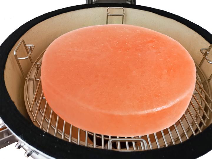Produktbild BBQ Master Himalaya Salzblock rund- Hot Stone 30 x 5cm