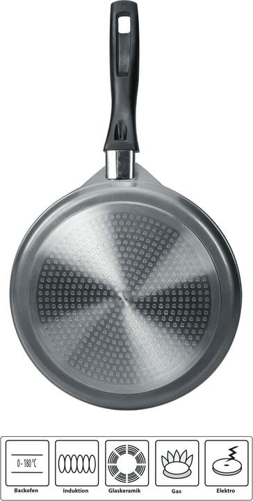 Produktbild Stoneline ® Crêpes-Pfanne 25 cm, mit Teigverteiler (25 cm, Crêpe Pfanne, Aluminium)