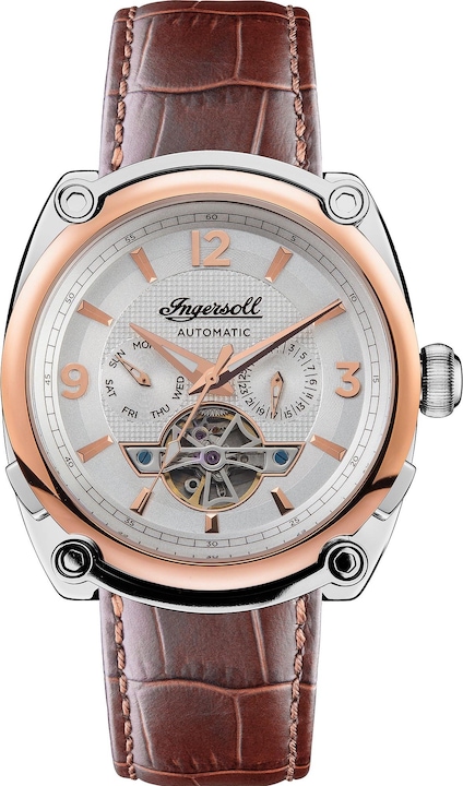 Produktbild Ingersoll 1892 Ingersoll I01103B The Michigan Automatik 45mm 5ATM (Analoguhr, Skeleton-Uhr, 45 mm)