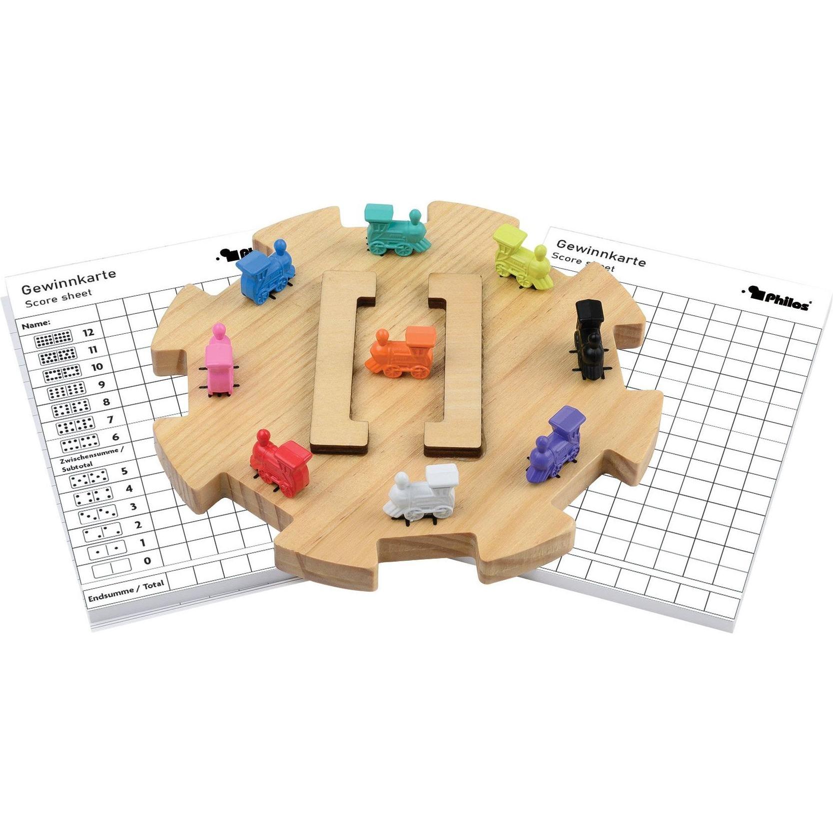Philos Domino Mexican Train - Erweiterungs-Set (Francese, Inglese, Italiano, Tedesco)