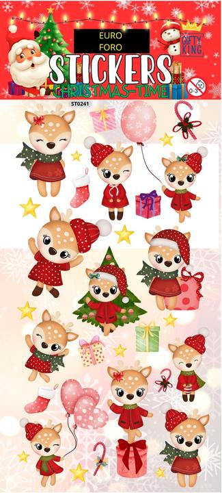 Immagine prodotto Velvet Puffy Xmas Reindeer – Kleine Weihnachtshelden mit roter Nase!