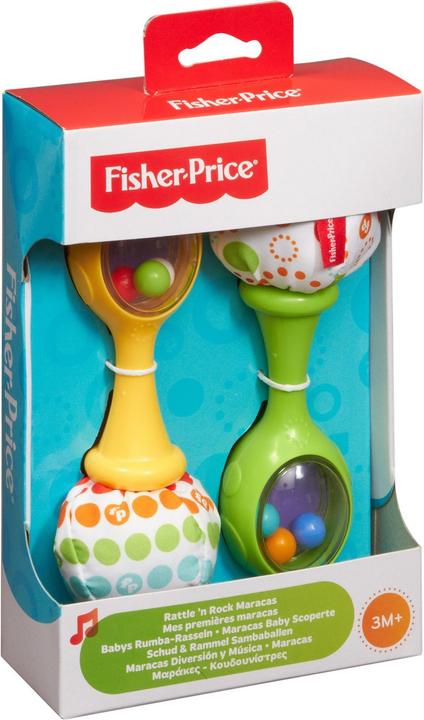Image du produit Fisher-Price Mes Premières Maracas - Instrument de Musique Bébé - 3 mois et +