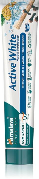 Produktbild Himalaya Active White Herbal Toothpaste whitening gel for brushing teeth 75ml (75 ml)