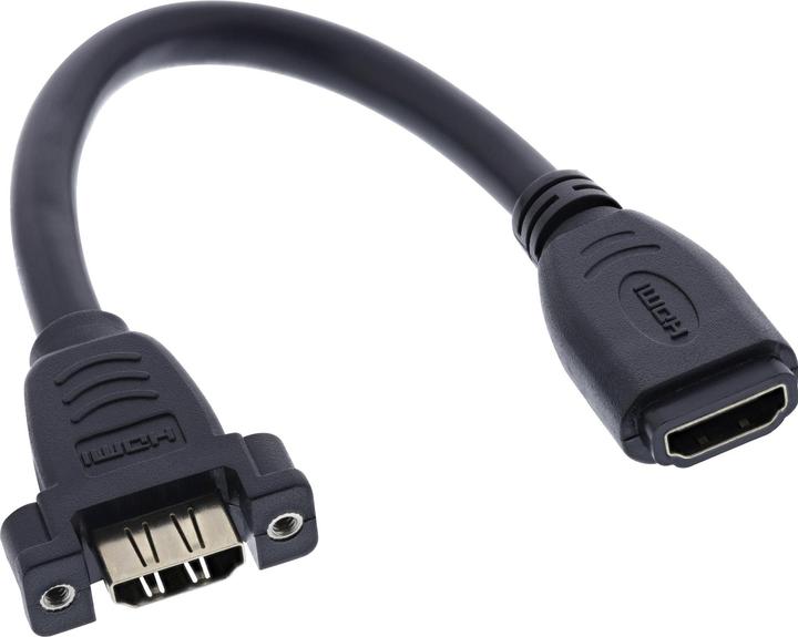 Produktbild InLine HDMI (Typ A) — HDMI (Typ A) (0.20 m)