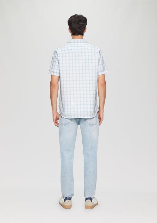 Immagine prodotto S.Oliver Hemd Regular Fit: Kariertes Kurzarmhemd mit Struktur (L)