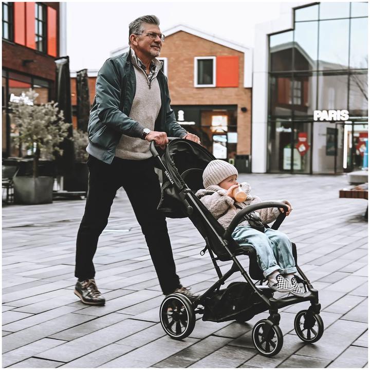 Image du produit Deryan Rolo XL Luxe Lichtgewicht Buggy - Nougat