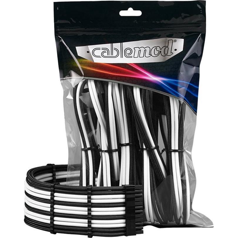 CableMod PRO ModMesh 12VHPWR Cable Extension Kit - schwarz/weiss, Interne Kabel (PC)