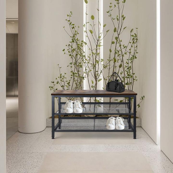 Actual product image Relaxdays Schuhregal Industrial Style