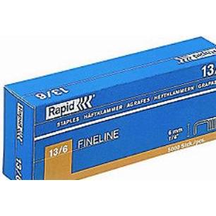 Thumbnail - Rapid, Büroklammer, Typ 13 Feindrahtklammer 8 mm Edelstahl (2500 x)